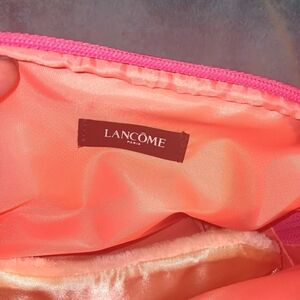 Lancome Pink and Orange Cosmetic Bag